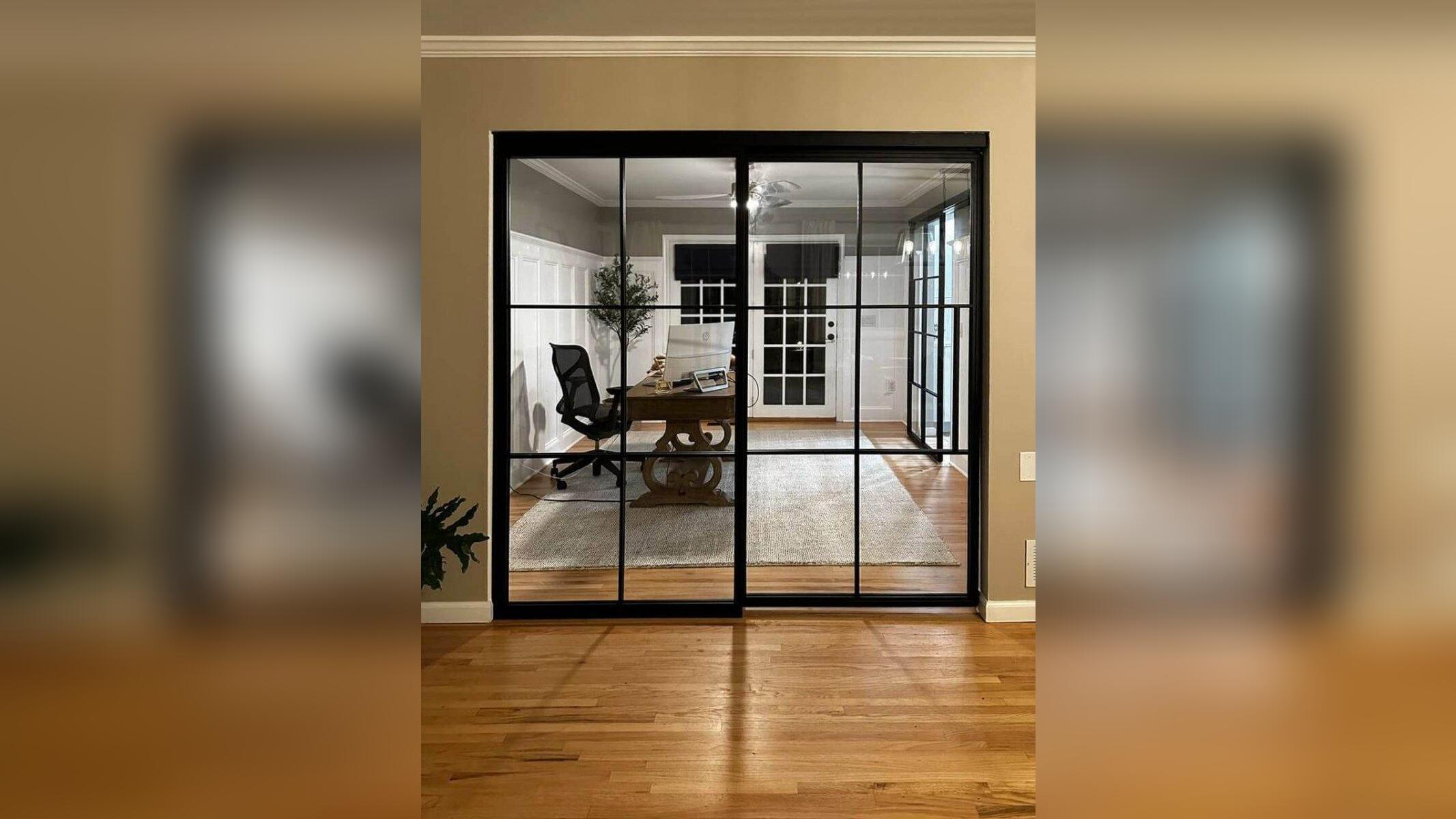 Steel Partition – Sliding Doors
