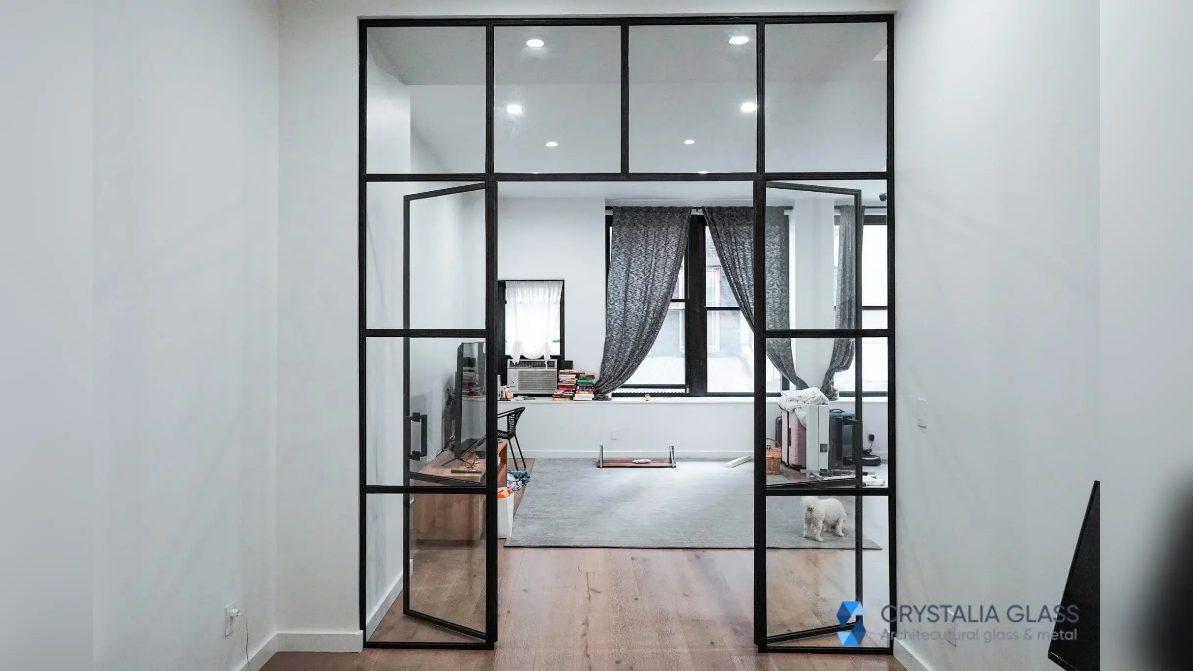 Steel Partition – Swing Door