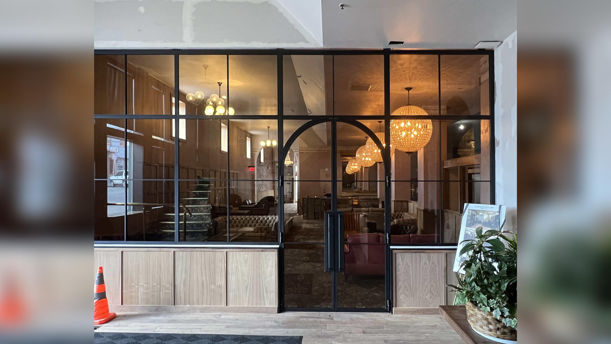 Steel Partition – Swing Doors