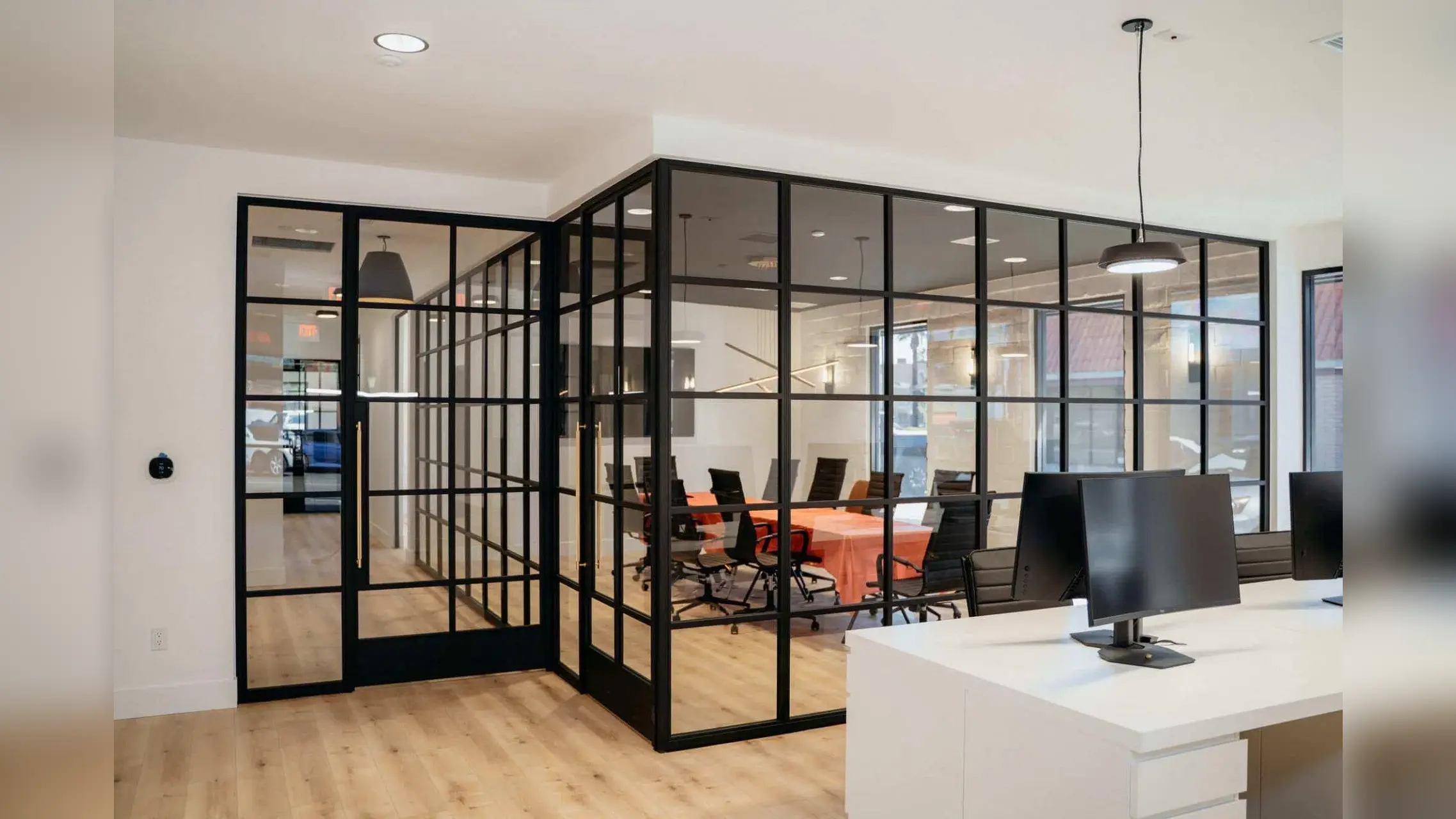 Steel partitions – Swing Doors