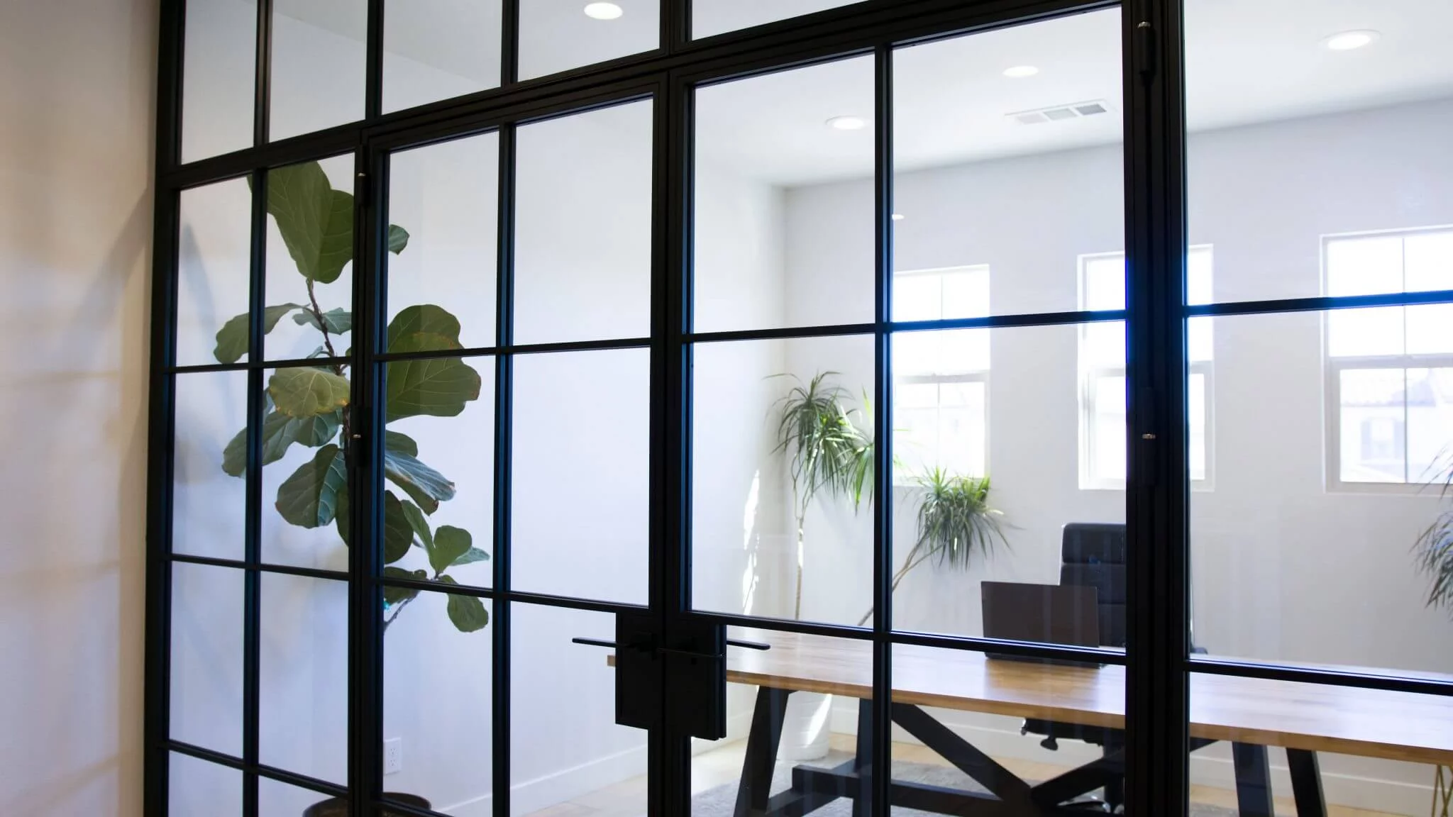 Steel Partitions – Swing Doors