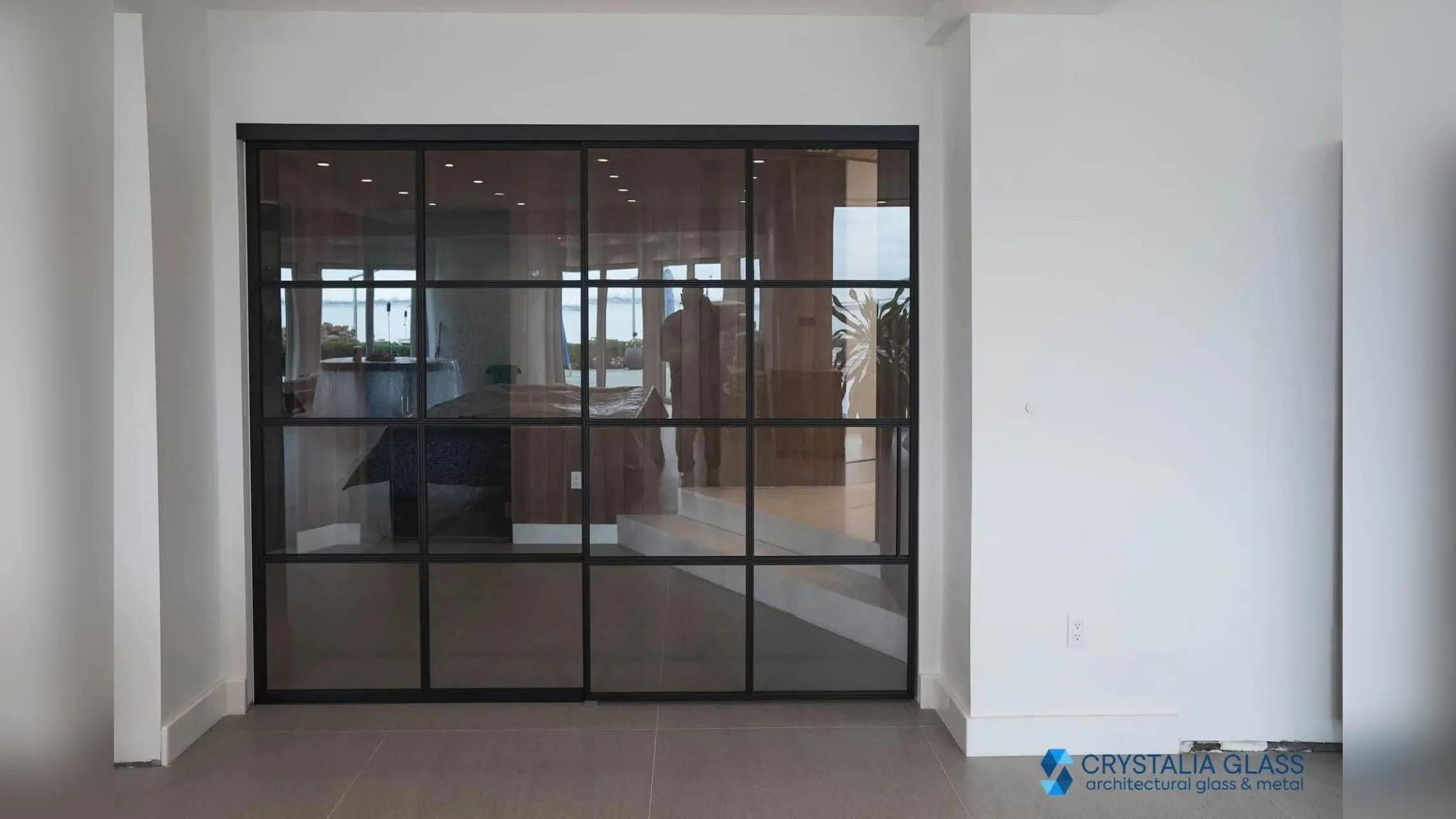 Steel Partitions – Sliding Doors