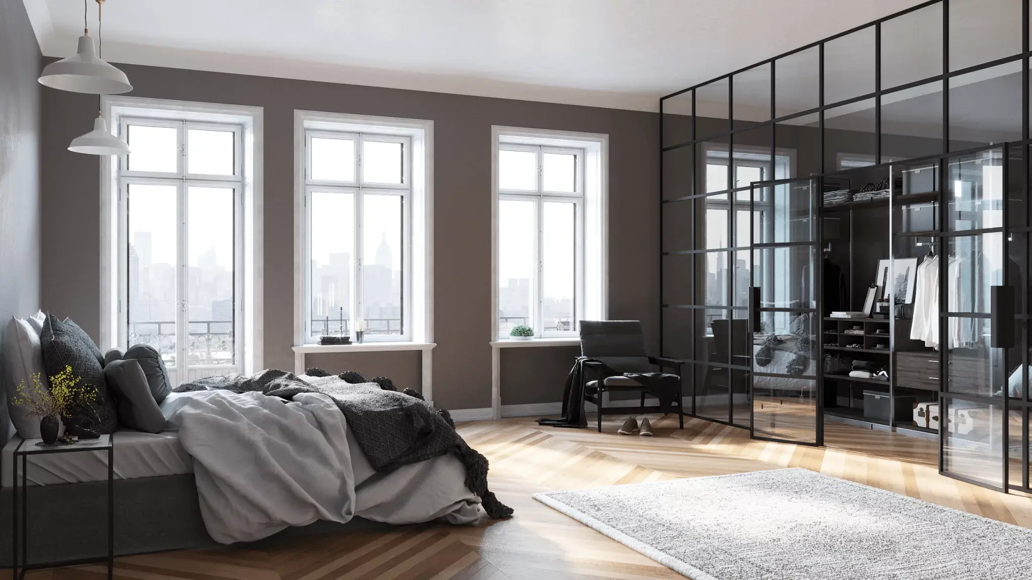 Steel Partition – Swing Door